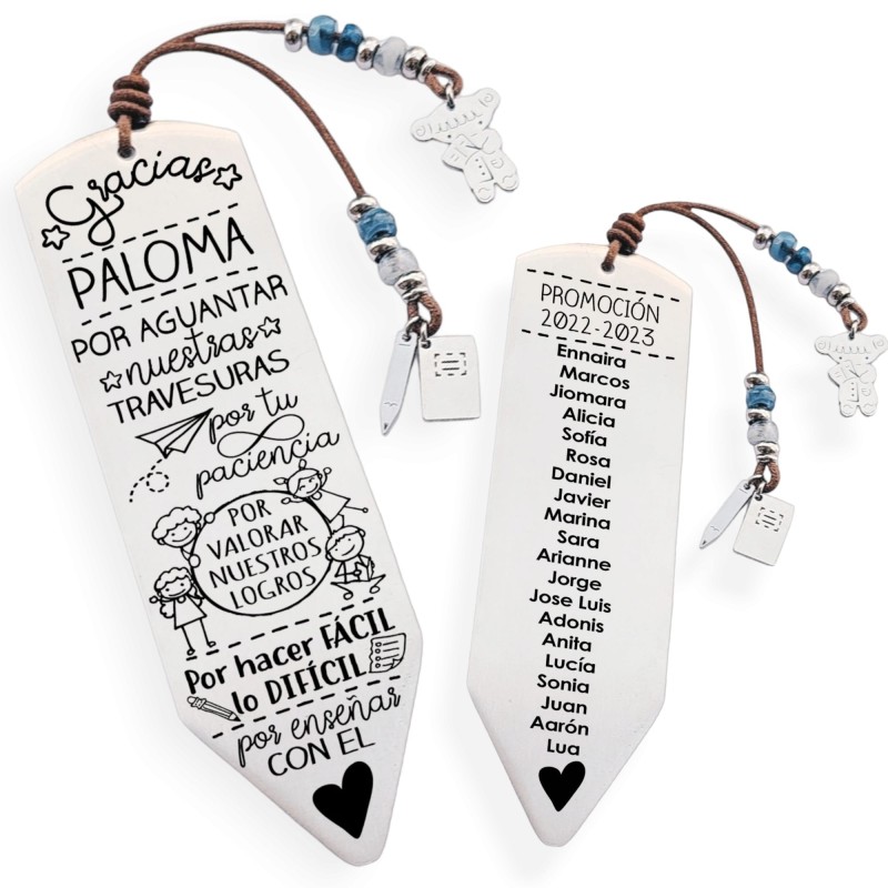 Marcapáginas personalizado | Dcorazón