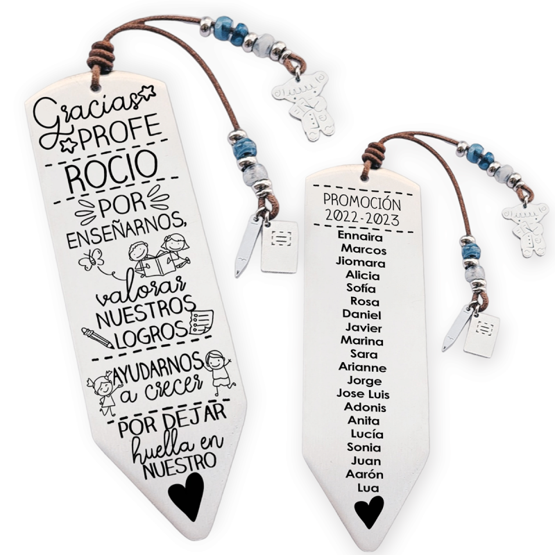 Marcapáginas personalizado | Dcorazón