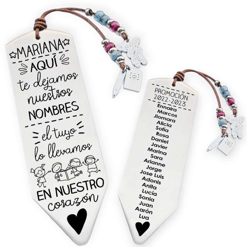 Marcapáginas personalizado | Dcorazón