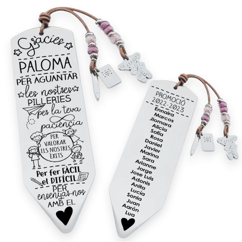 Marcapáginas personalizado | Dcorazón