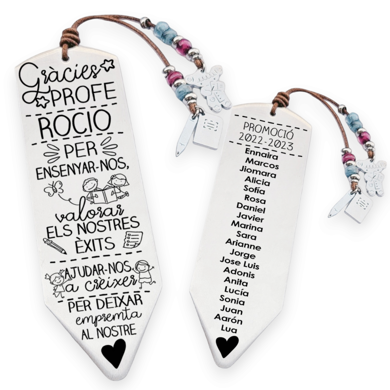 Marcapáginas personalizado | Dcorazón