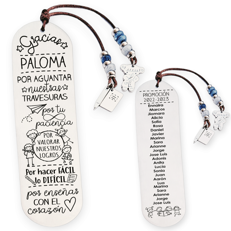 Marcapáginas personalizado | Dcorazón