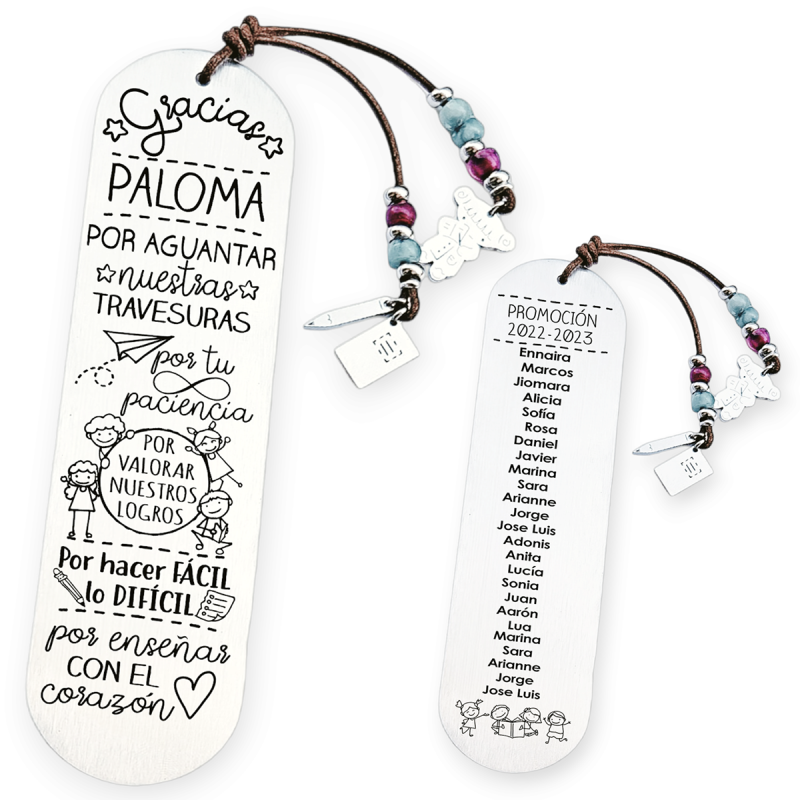 Marcapáginas personalizado | Dcorazón