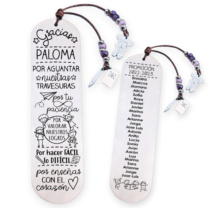 Marcapáginas personalizado | Dcorazón