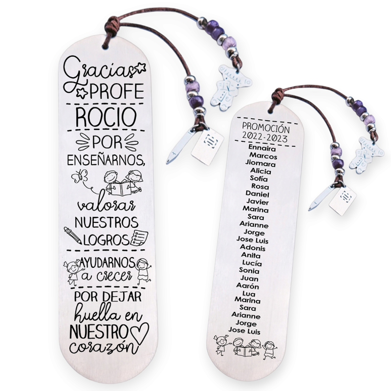 Marcapáginas personalizado | Dcorazón