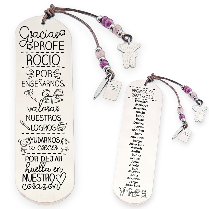 Marcapáginas personalizado | Dcorazón