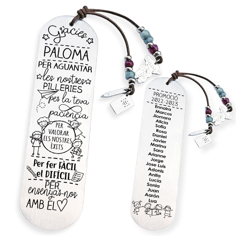 Marcapáginas personalizado | Dcorazón