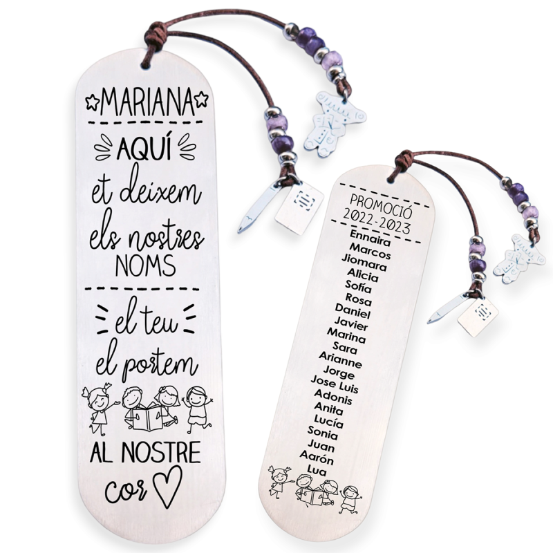 Marcapáginas personalizado | Dcorazón