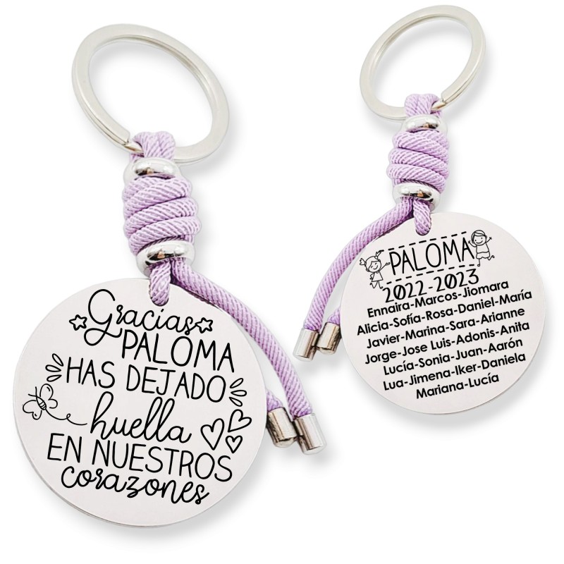 Regalos para profesores, llavero personalizado | Creasentidos