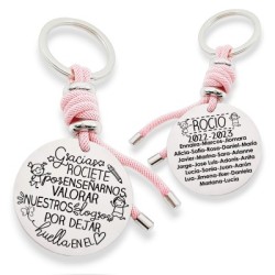 Regalos para profesores, llavero personalizado | Creasentidos