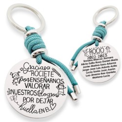 Regalos para profesores, llavero personalizado | Creasentidos