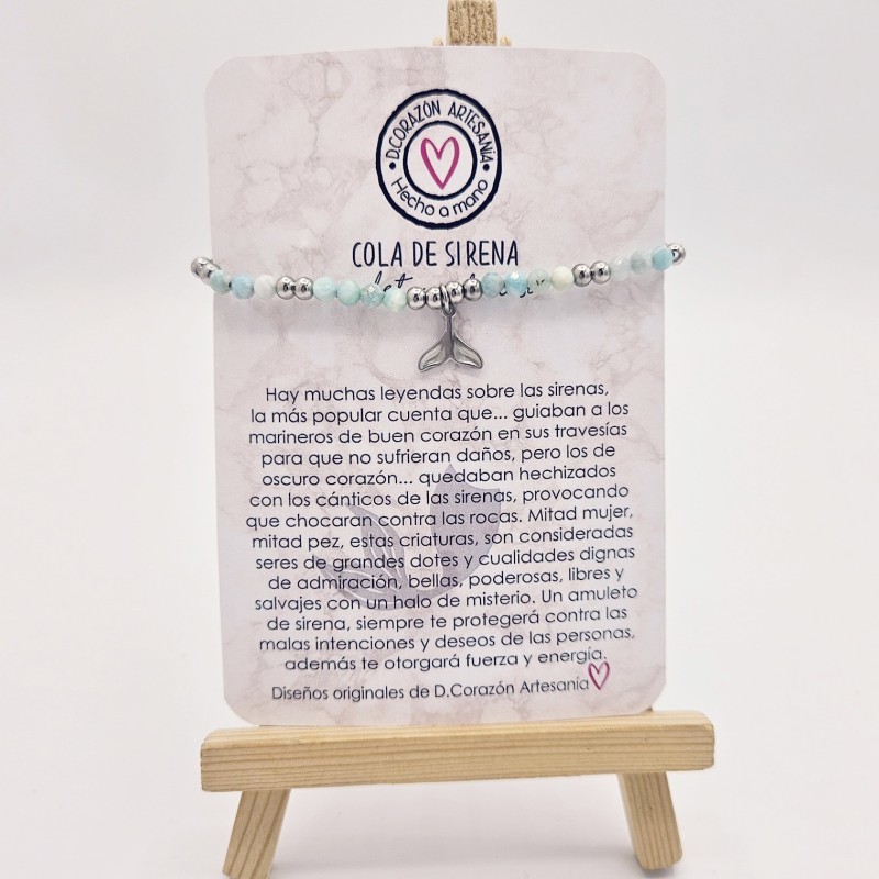 Pulsera protectora, combinación de piedras energéticas, ajustable para todas las tallas, acero inoxidable.