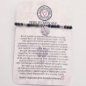 Pulsera protectora, combinación de piedras energéticas, ajustable para todas las tallas, acero inoxidable.