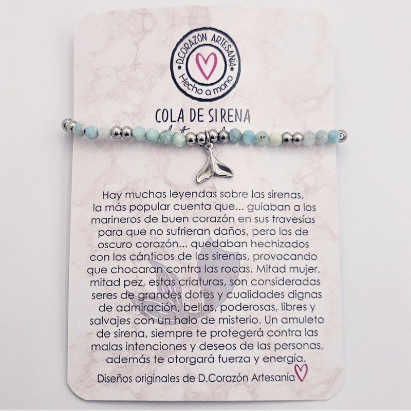 Pulsera protectora, combinación de piedras energéticas, ajustable para todas las tallas, acero inoxidable.