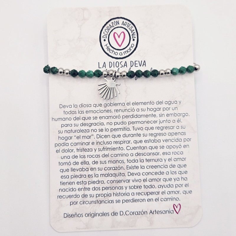 Pulsera protectora, combinación de piedras energéticas, ajustable para todas las tallas, acero inoxidable.