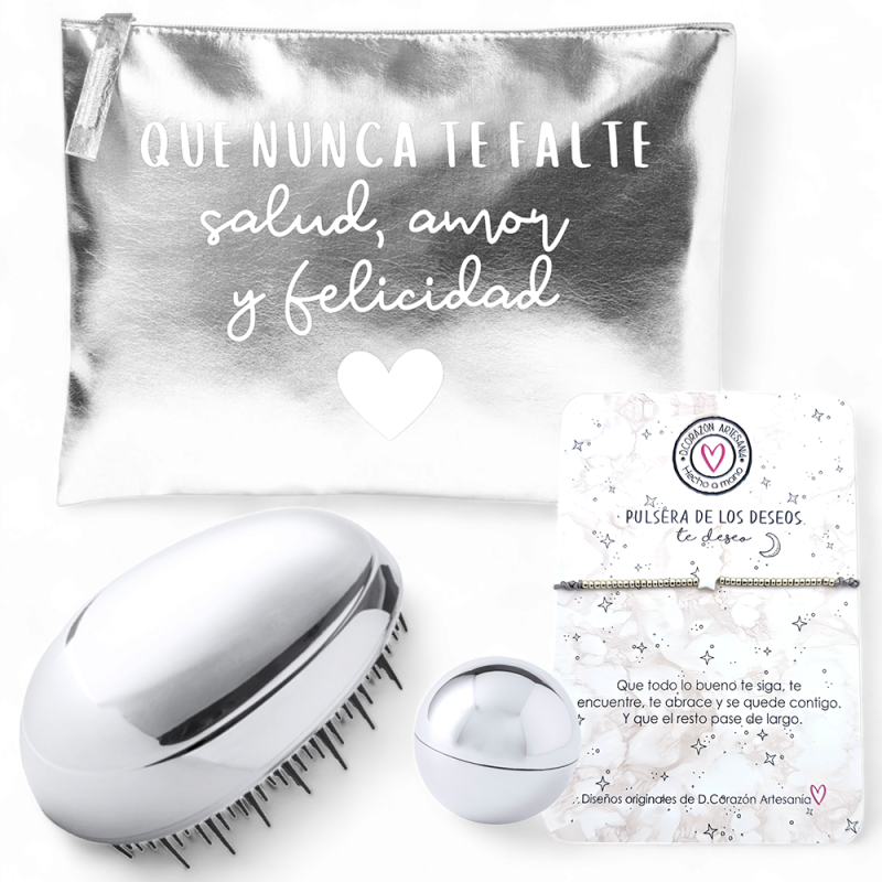 Súper kit para regalar, neceser con frase | Dcorazón