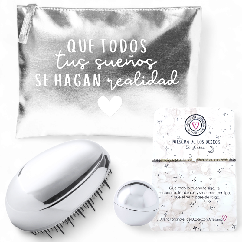 Súper kit para regalar, neceser con frase | Dcorazón