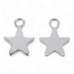 Estrellita de acero para grabar inicial | Dcorazón