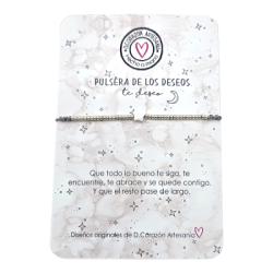 Pulsera modelo estrellita DESEO | Dcorazón