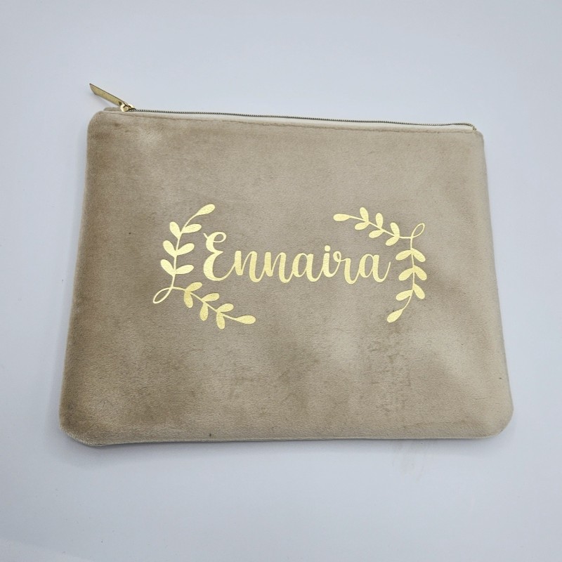 Set personalizado de neceser y bolsa con nombre | Dcorazon