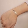 Pulsera infinito con nombres personalizado | D.Corazón