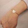 Pulsera corazón con manos con nombres personalizado | D.Corazón