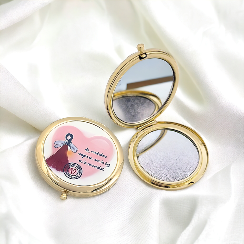 Precioso espejo con hada | D.corazón