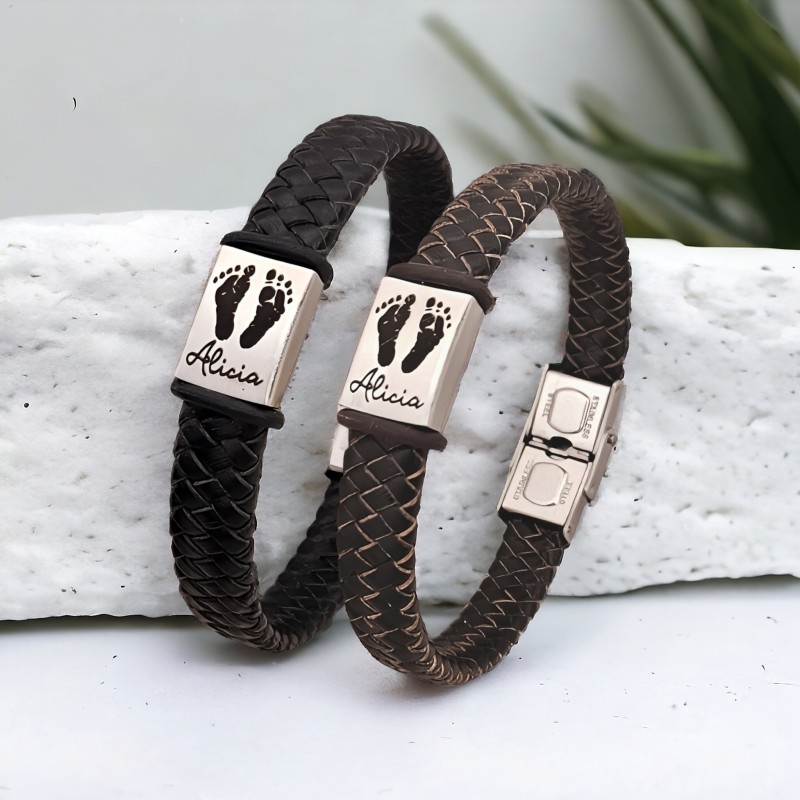 Regalo día del padre, pulsera para los mejores papás y abuelos | Dcorazon
