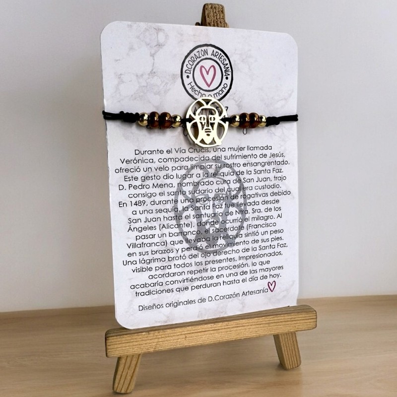 Pulsera PROTECTORA de la SANTA FAZ | Dcorazón