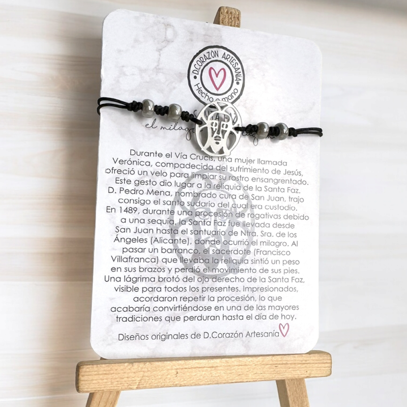 Pulsera PROTECTORA de la SANTA FAZ | Dcorazón
