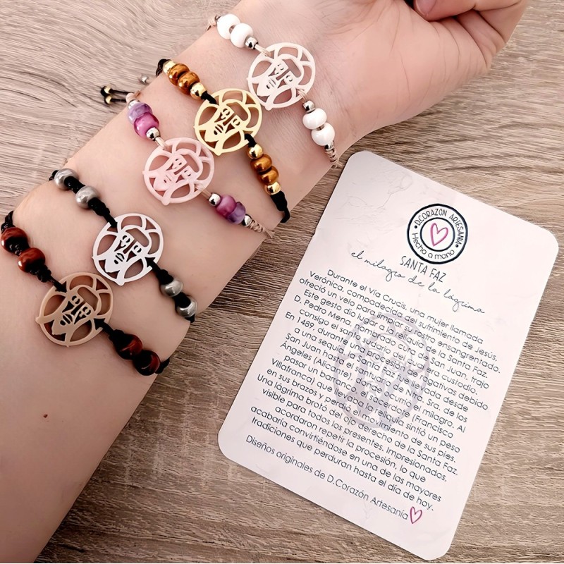 Pulsera PROTECTORA de la SANTA FAZ | Dcorazón