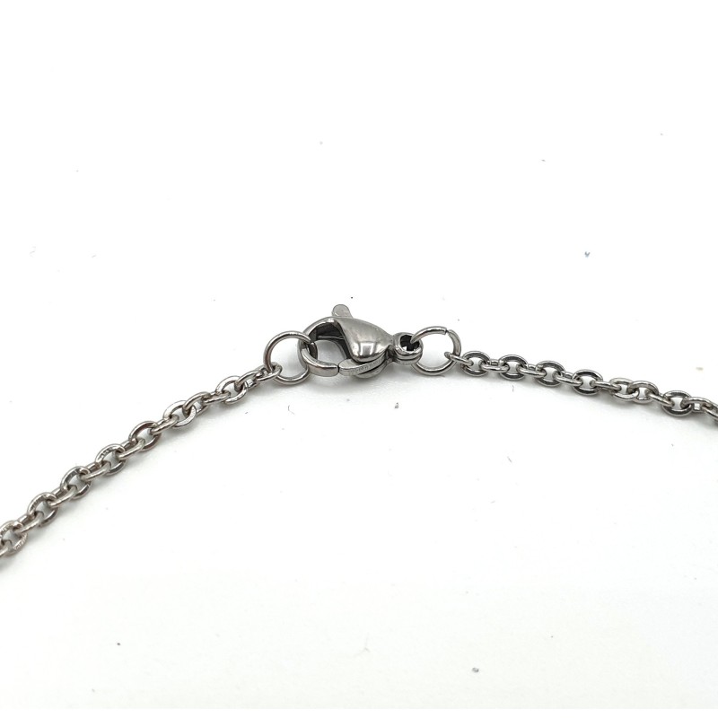 Collar de la SANTA FAZ acero inoxidable | Dcorazón