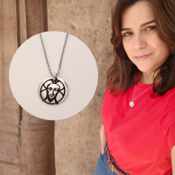 Collar de la SANTA FAZ acero inoxidable | Dcorazón