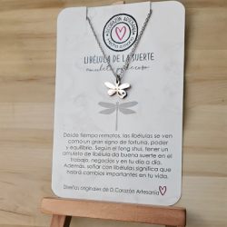 Collar amuleto LIBÉLULA | Dcorazón