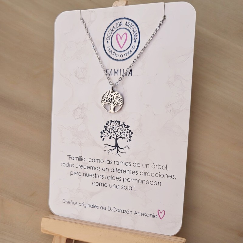 Collar amuleto ÁRBOL | Dcorazón