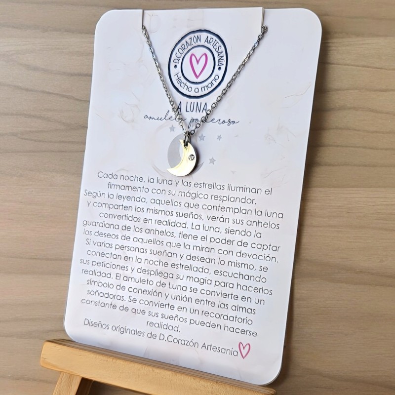 Collar amuleto LUNA | Dcorazón
