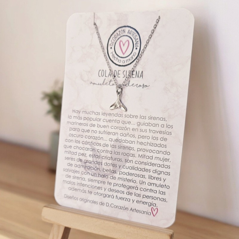 Collar amuleto COLA DE SIRENA | Dcorazón