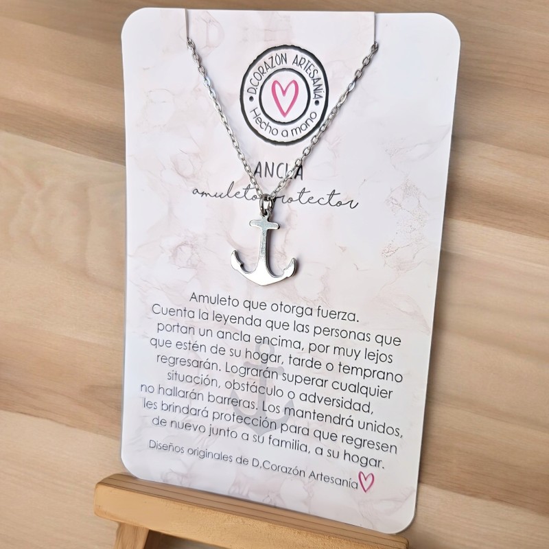 Collar amuleto de ANCLA | Dcorazón