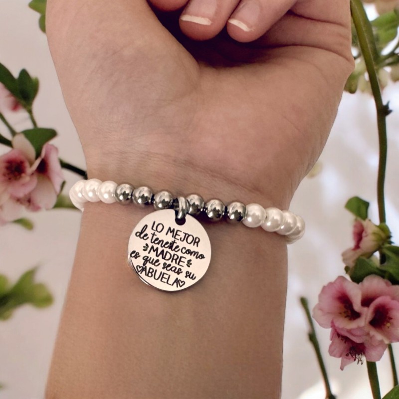 Pulsera personalizada día de la madre |Dcorazon