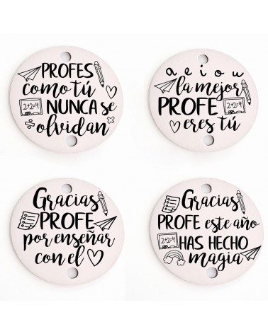 Pulsera frases para profesores, fin de curso | Creasentidos