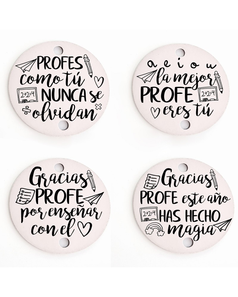 Pulsera frases para profesores, fin de curso | Creasentidos