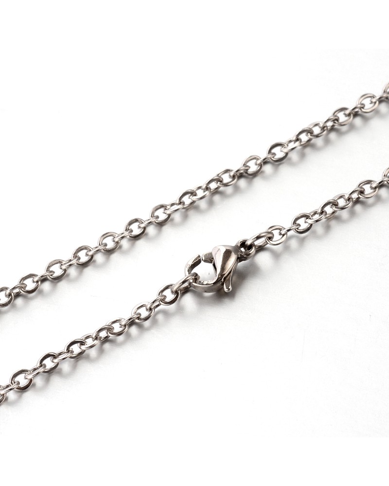 Cadena de acero inoxidable 45cm| Creasentidos
