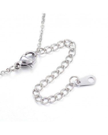Cadena de acero inoxidable 44cm| Creasentidos