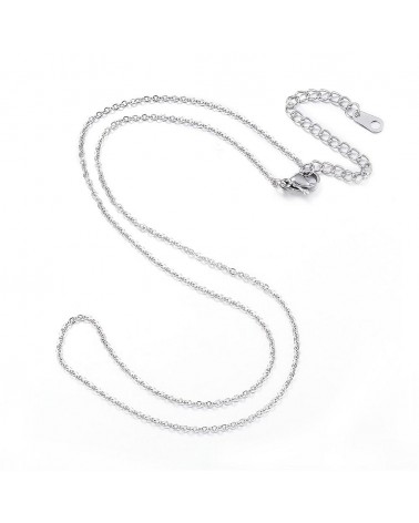 Cadena de acero inoxidable 44cm| Creasentidos