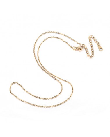 Cadena de acero inoxidable 44cm| Creasentidos