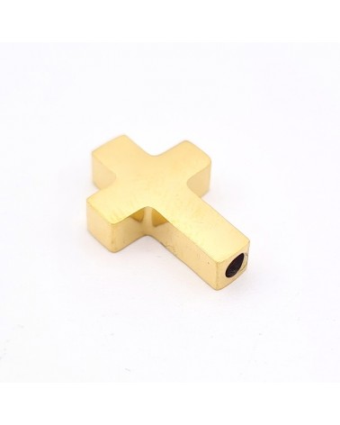 Entrepieza cruz de acero inoxidable | Creasentidos