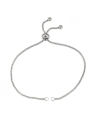 Pulsera de cadena en acero inoxidable 12cm| Creasentidos