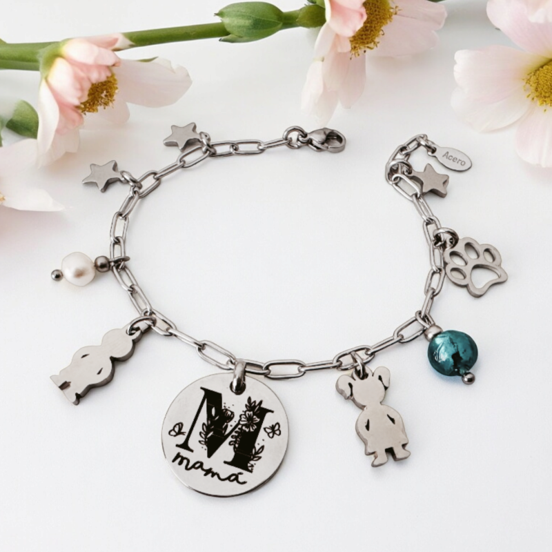 Pulsera día de la madre, personalizada con los nombres | DCorazón