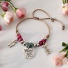 Preciosa pulsera personalizada con los nombres de los niños | Dcorazón