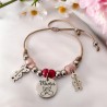 Preciosa pulsera personalizada con los nombres de los niños | Dcorazón
